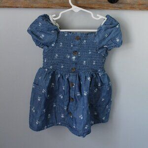 🍁5/$25🎃 Cat & Jack Size 18M Chambray Dress